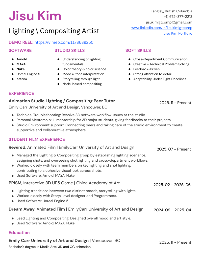 Resume Preview